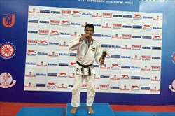 جودوکار فراری ایران با لباس ijf روی تاتامی رفت