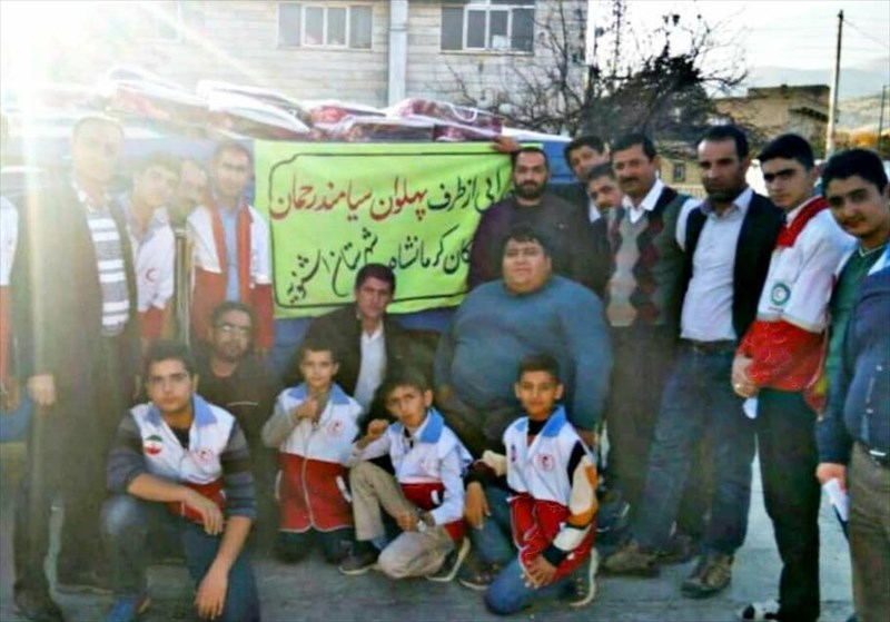 کمک مرحوم سیامند رحمان یکی از برجسته ترین پارالمپین های تاریخ ورزش به زلزله زدگان کرمانشاه  