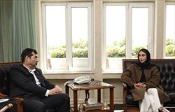 دیدار ناهید کیانی با وزیر ورزش در غیاب معاونت بانوان