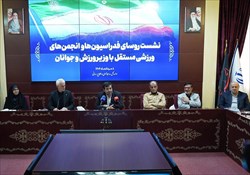 در حاشیه نشست روسای فدراسیون ها با وزیر ورزش
