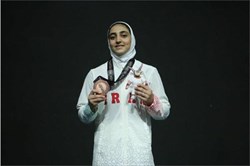 بازی های آسیایی جوانان بحرین ۲۰۲۵؛ هستی صدیقی در اولین تجربه بین‌المللی برنزی شد