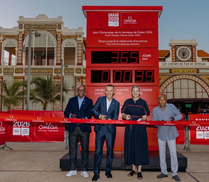 رونمایی اُمِگا از ساعت شمار معکوس بازی‌های المپیک جوانان داکار ۲۰۲۶