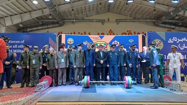 آغاز نخستین دوره مسابقات وزنه‌برداری ارتش‌های جهان در بابلسر 