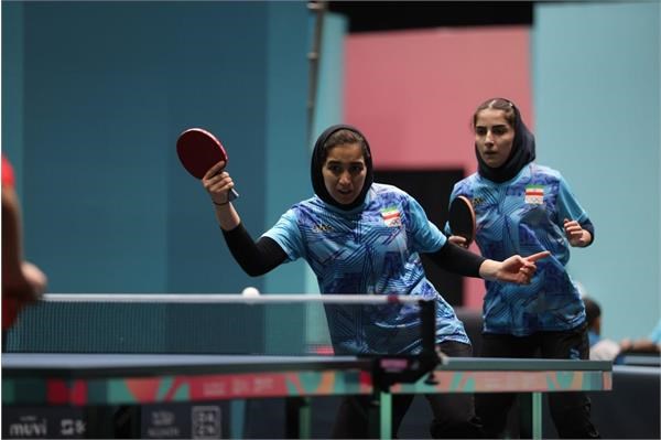 بازی های کشورهای اسلامی ریاض؛ پیروزی مقتدرانه تیم ملی تنیس روی میز بانوان ایران مقابل لبنان