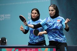 ۳ مدال پینگ‌پنگ ایران قطعی شد/ صعود تیم دوبل زنان به فینال