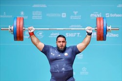 وزنه‌بردار فوق سنگین ایران به دو برنز دست یافت