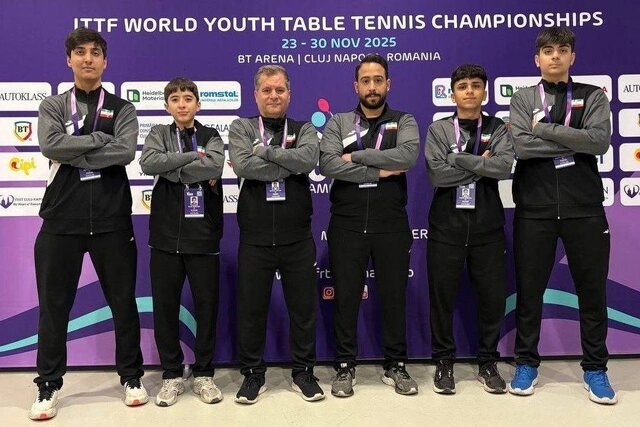 شکست تیم ملی پینگ‌پنگ نوجوانان ایران در یک قدمی مدال قهرمانی جهان
