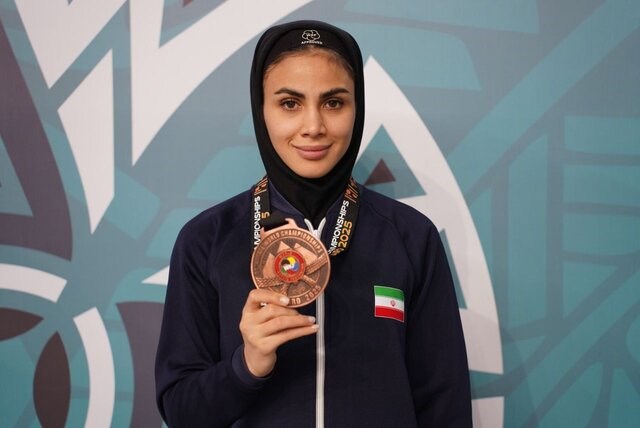 سارا بهمنیار به مدال برنز جهان رسید 