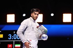 حذف نیما زاهدی از مسابقات شمشیربازی فرانسه