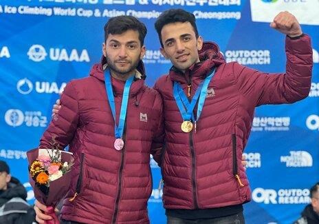 قهرمانی و نایب قهرمانی یخنوردان ایران در جام جهانی سوئیس