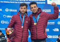 قهرمانی و نایب قهرمانی یخنوردان ایران در جام جهانی سوئیس